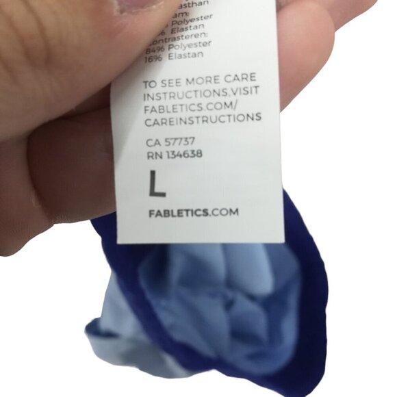 Fabletics Mens Fundamental Lined Pull On Workout Shorts Size l Blue Phone Pocket - Picture 8 of 8